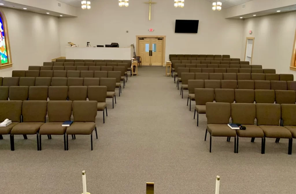 Sanctuary view from pulpit